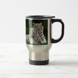 Caneca Térmica Tigres brancos