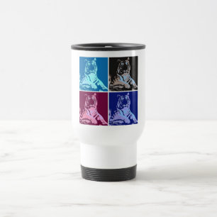 Caneca Térmica Tigres de pop Art