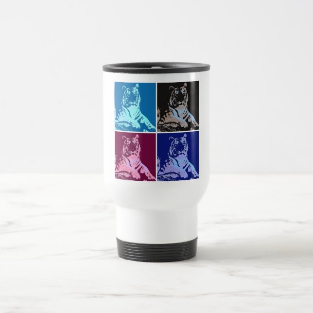 Caneca Térmica Tigres de pop Art (Centro)