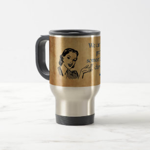 Caneca Térmica Tinta de 50 engraçada da Princesa SlipperyJoe