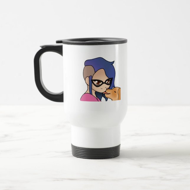 Caneca Térmica Tinta e Buster (Esquerda)