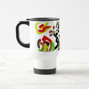 Caneca Térmica Tinta selvagem de lobo outono 