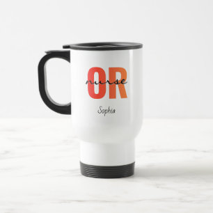 Caneca Térmica Tipografia Negrito Enfermeira de Sala Cirúrgica Pe