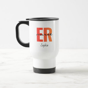 Caneca Térmica Tipografia Negrito Enfermeira de Urgência Personal