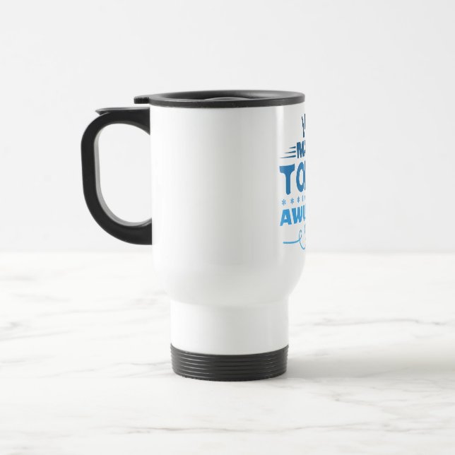 Caneca Térmica Tipografia Retro Faça o Dia Incrível (Esquerda)