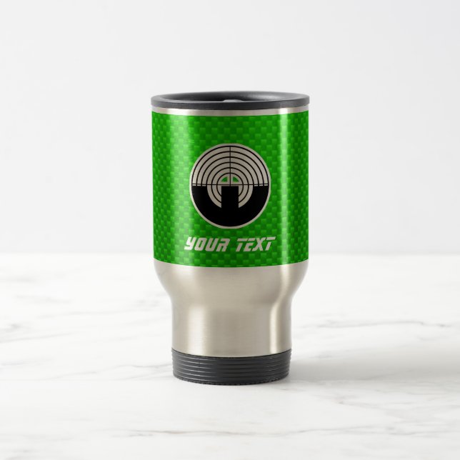 Caneca Térmica Tiro verde do esporte (Centro)