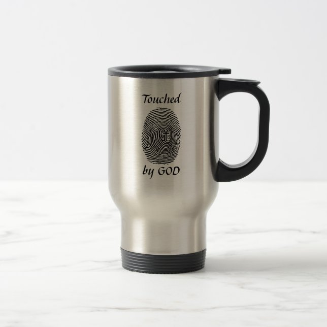 Caneca Térmica Tocado pelo deus (Direita)