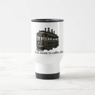 Caneca Térmica Toda a Força para o Café Adiante Carrinha Steampun
