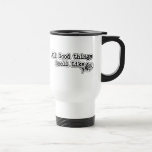 Caneca Térmica Todas As Boas Coisas Cheiram A Pesca Engraçada De 