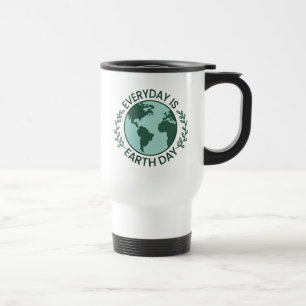 Caneca Térmica Todo Dia é Dia da Terra - Amante da Terra Verde Vi