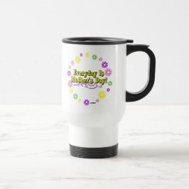 Caneca Térmica Todo Dia É Dia de as mães! Anel da Flor