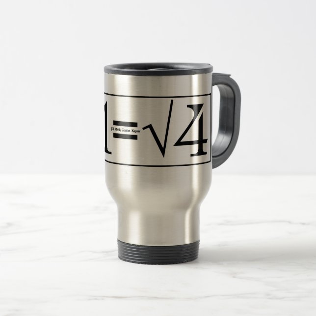 Caneca Térmica Todos os gênios da matemática sabem (Frente Esquerda)