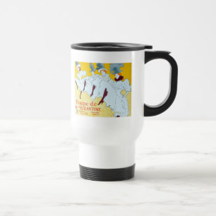 Caneca Térmica Tolouse Lautrec Dancing Girls Yellow