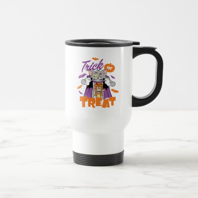 Caneca Térmica Tom & Jerry | Truque ou Tratar (Direita)