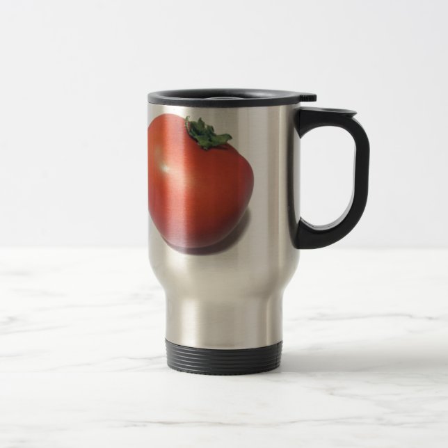 Caneca Térmica Tomate Vermelho (Direita)