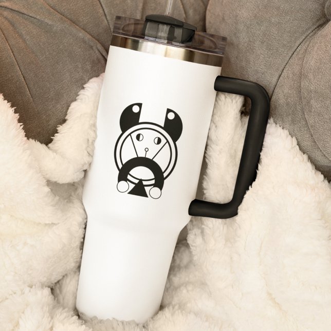 Caneca Térmica Tora Geométrica Tiger Zodiac (Start your day with tiger energy)