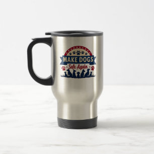 Caneca Térmica Torne os cães seguros novamente Trump Election