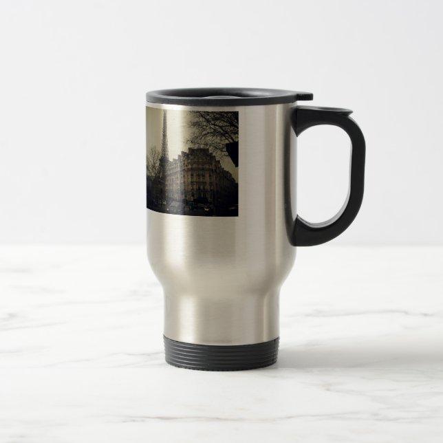 Caneca Térmica Torre Eiffel Paris Cidade Edifício Arquitetura (Direita)