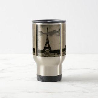 Caneca Térmica Torre Eiffel preta & branca do vintage