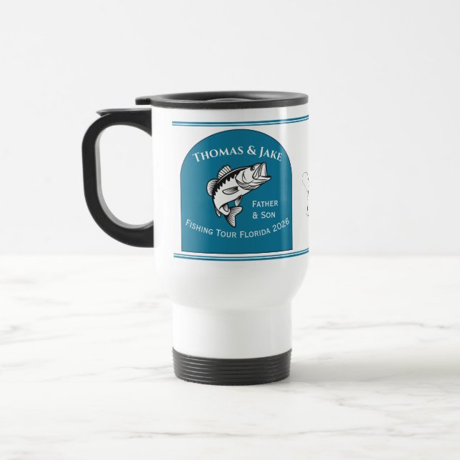Caneca Térmica Tour de Pesca entre Padre e Son Florida (Esquerda)