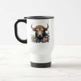 Caneca Térmica Touro Majestoso em Bloom