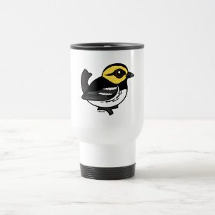 Caneca Térmica Toutinegra do Ouro-cheeked de Birdorable