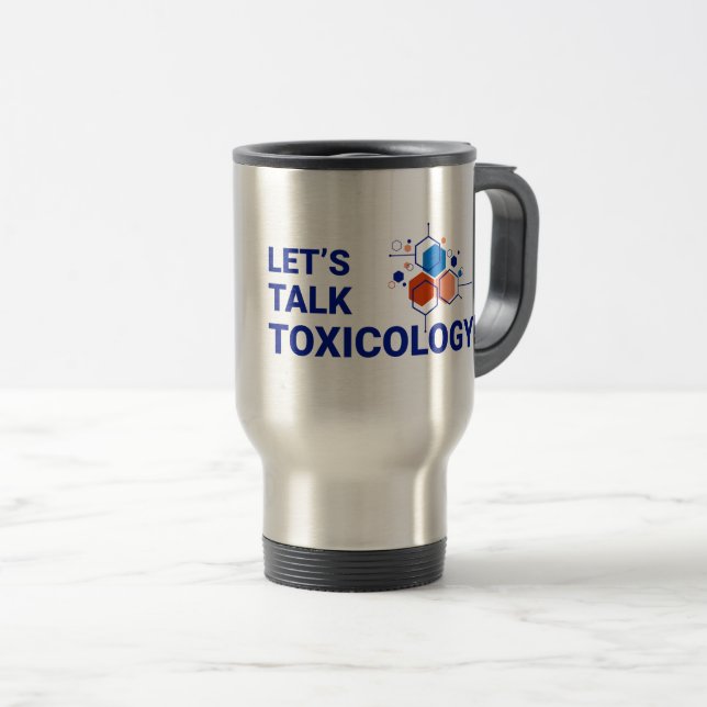 Caneca Térmica Toxicologia das conversas de Viagem/Viagem ao trab (Frente Esquerda)