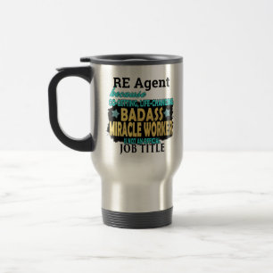 Caneca Térmica Trabalhador Crass do Agente de Imóveis PERSONALIZ