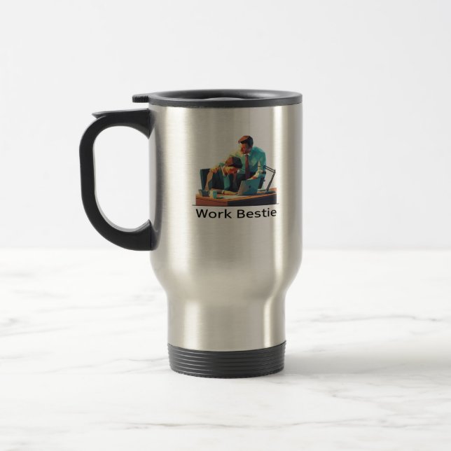 Caneca Térmica Trabalho melhor clássico (Esquerda)