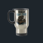 Caneca Térmica Trash Fishin' Expert Raccoon<br><div class="desc">Are you a fan of raccoons and fishing? This funny 'Trash Fishin' Expert' design features a master raccoon angler on a wooden dock with his gear. Perfect for anyone who loves trash panda memes, outdoor fishing trips, and a good laugh. This vintage-style illustration is a great gift for fishers, outdoorsmen,...</div>