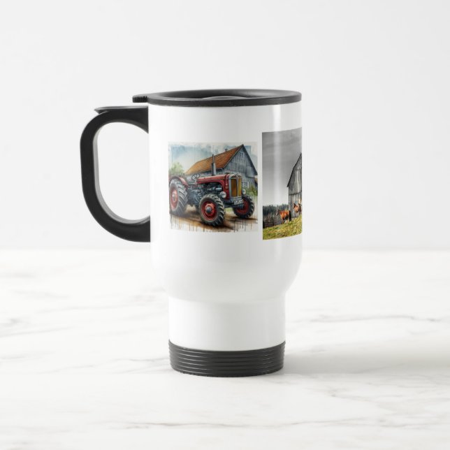 Caneca Térmica Trator (Esquerda)