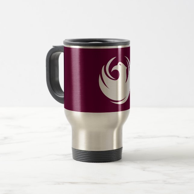 Caneca Térmica Travel Mug with Flag of Phoenix, Arizona (Frente Esquerda)