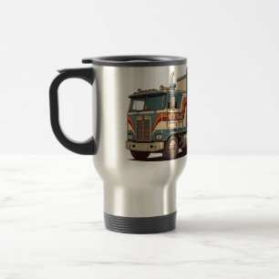 Caneca Térmica Travesseira Decorativa de Caminhão Semi-Reboque Vi