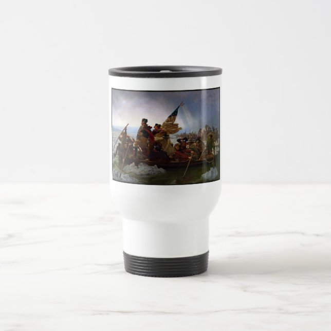 Caneca Térmica TRAVESSIA DO DELAWARE 1776: General George Washing (Centro)