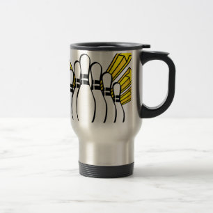 Caneca Térmica Treinador de Boliche de Bola Esportiva Equipe Jogo