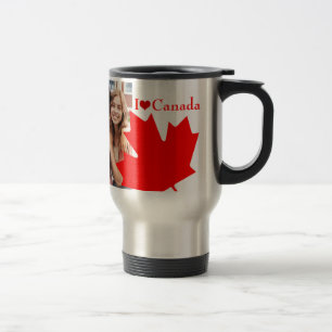 Caneca Térmica Trendy Red Maple deixa I Love Canada Photo