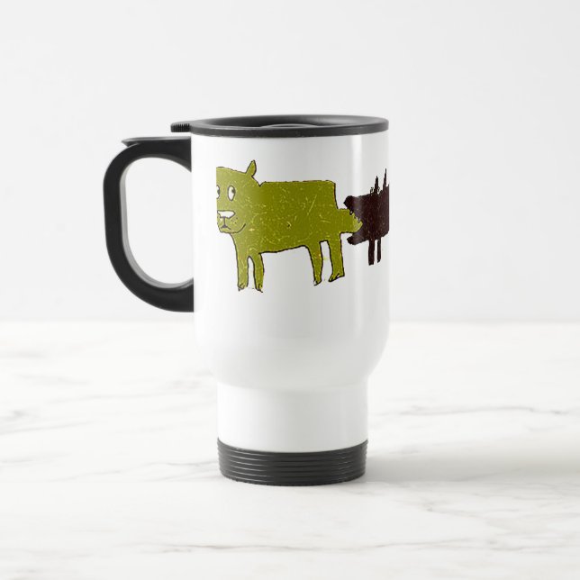 Caneca Térmica três cães (Esquerda)