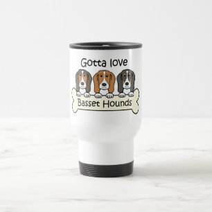 Caneca Térmica Três cães de Basset