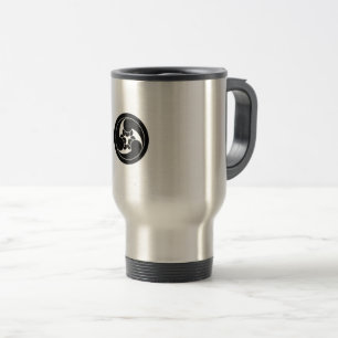 Caneca Térmica Três espirais no sentido contrário ao dos ponteiro
