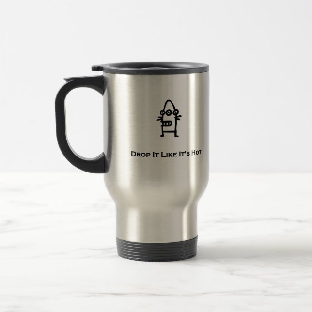 Caneca Térmica Três Olhos Bot Largam Como Está Quente (Esquerda)