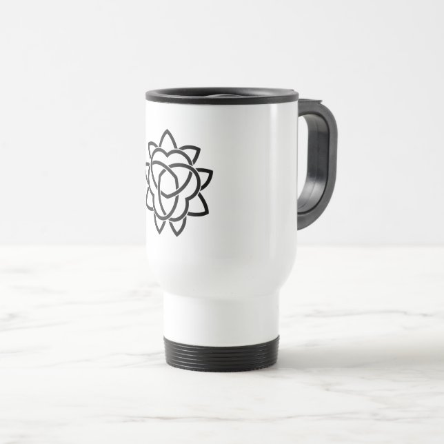 Caneca Térmica Três tangerinas seguidas (Frente Esquerda)