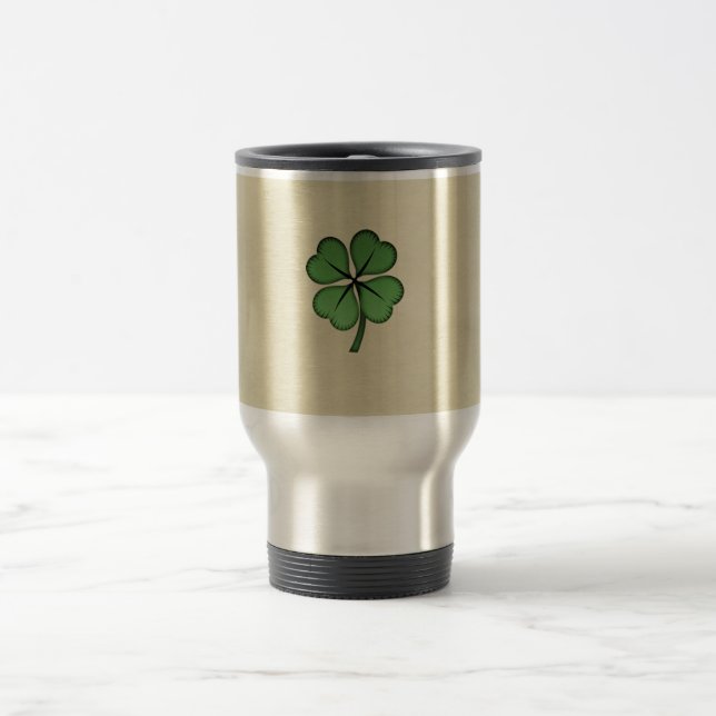Caneca Térmica Trevo da Sorte Irlandês Elegante (Centro)