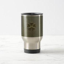 Caneca Térmica Trevo de São Patrício Elegante Dia de São Patrício