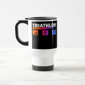 Caneca Térmica Triathlon: Apanhando a Natação, bicicleta, corra