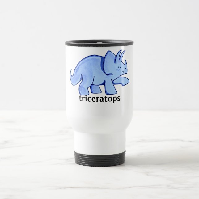 Caneca Térmica Triceratops azul (Centro)