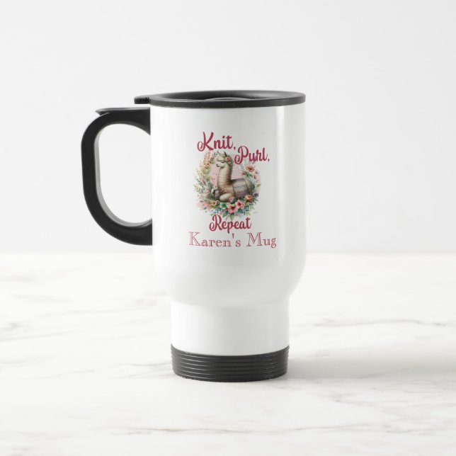 Caneca Térmica tricô de Alpaca (Esquerda)