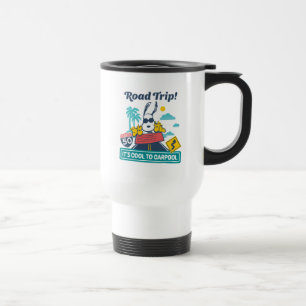 Caneca Térmica Trippin rodoviário Amendoins É Legal Carpool