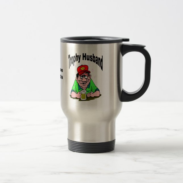 Caneca Térmica Trophy Husband Add Name, ou Comments (Direita)