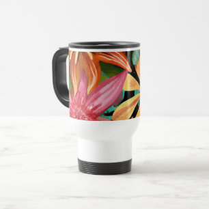 Caneca Térmica tropical/havaiano/floral/floral