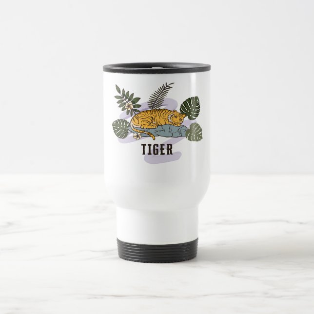 Caneca Térmica Tropical Tiger Rest (Centro)